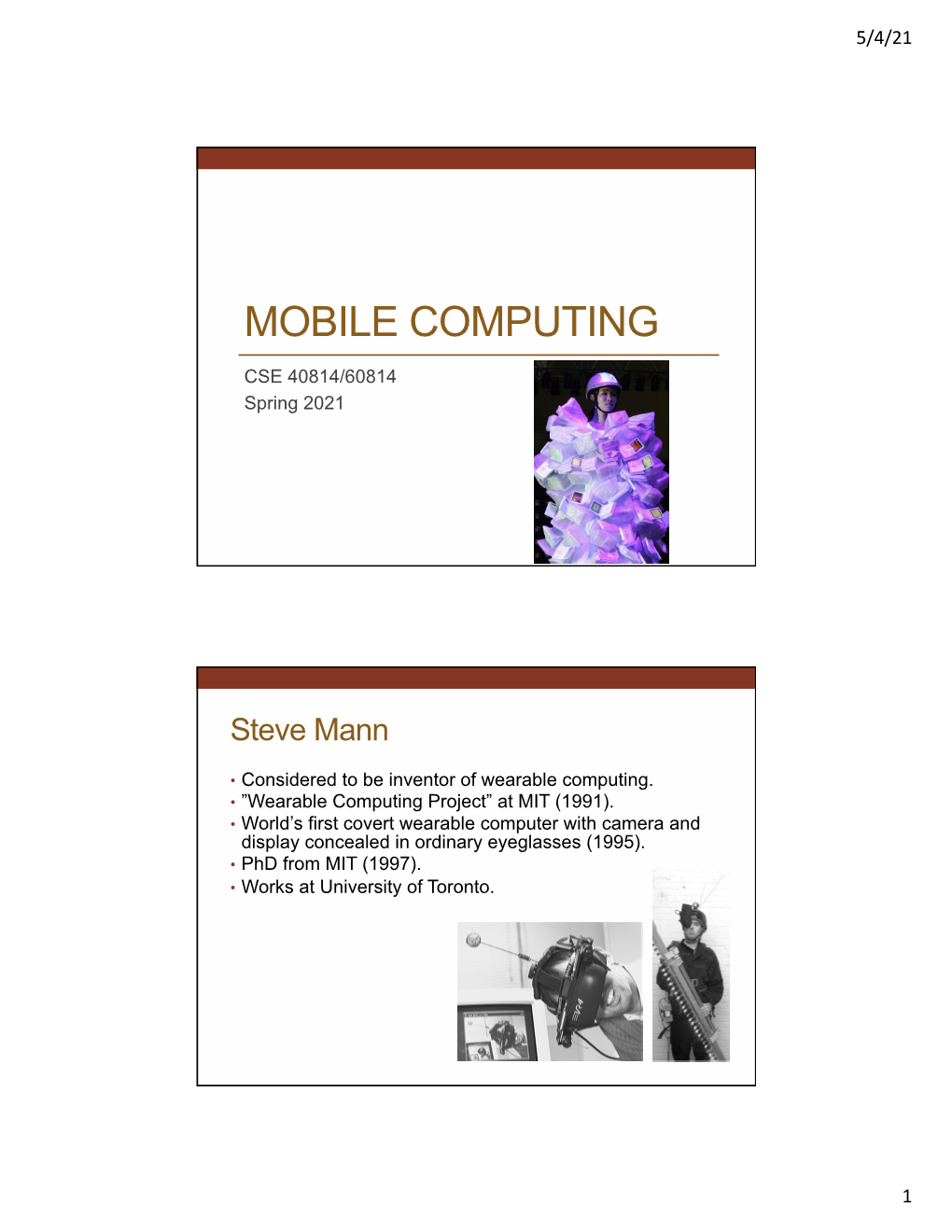 Mobile Computing