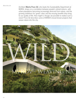 MVRDV Weaving Nature and the Urban