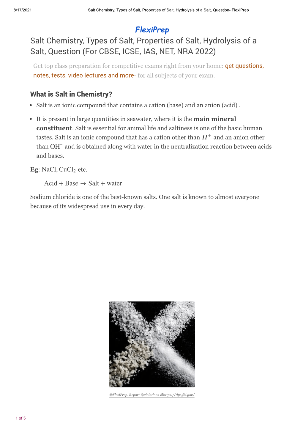 salt-chemistry-types-of-salt-properties-of-salt-hydrolysis-of-a-salt