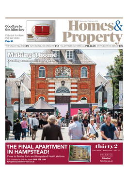 Making It Home Creating Communities: Page 6 WILL TINDALL 4 WEDNESDAY 7 FEBRUARY 2018 EVENING STANDARD Homes & Property | News
