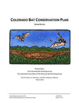 Colorado Bat Conservation Plan