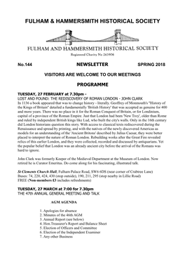 Fulham & Hammersmith Historical Society