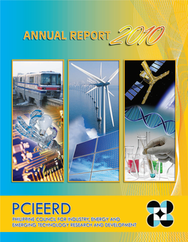 PCIEERD Annual Report 2010 MESSAGE from the SECRETARY