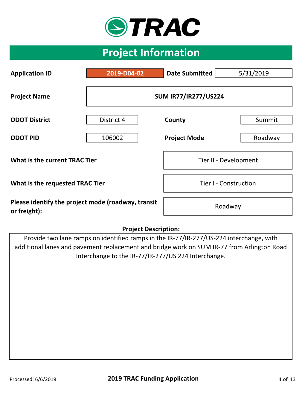 Project Information