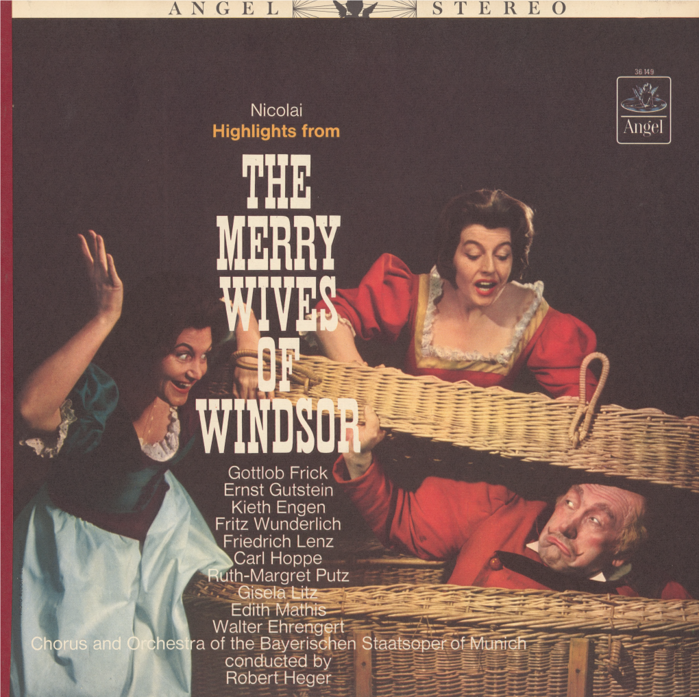 Highlights from the Merry Wives of Windsor