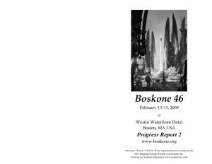 Boskone 46 Progess Report 2