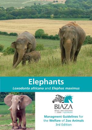 Managment Guidelines for the Welfare of Zoo Animals 3Rd Edition © British & Irish Association of Zoos & Aquariums 2010