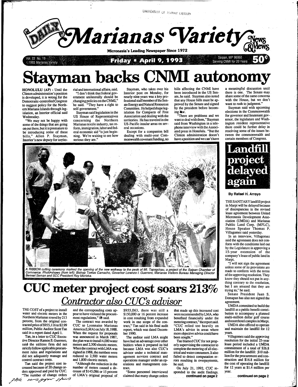 Staym an Backs CNMI Autonom Y