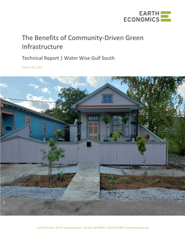The Benefits of Community-Driven Green Infrastructure