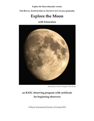 RASC Observe the Moon with Binoculars