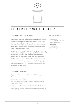 Elderflower Julep