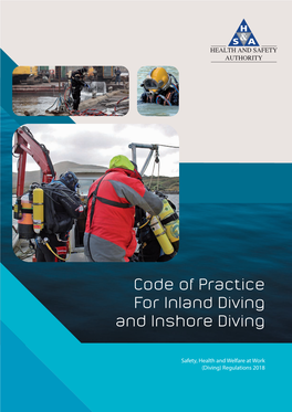 Code of Practice for Inland Diving and Inshore Diving
