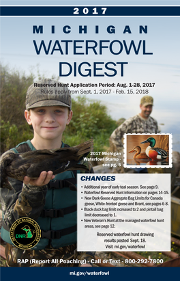 Michigan Waterfowl Hunting Digest