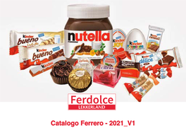 Catalogo Ferrero - 2021 V1 Categoria Ferrero