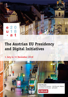 The Austrian EU Presidency and Digital Initiatives