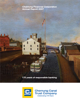 Chemung Financial Corporation Annual Report 2007 175 Years Of