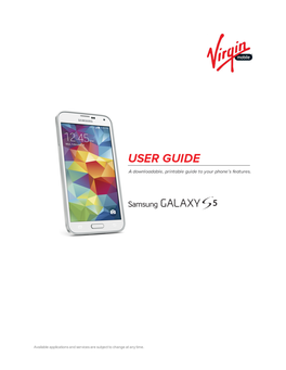 Samsung Galaxy S 5 User Guide