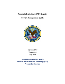 Traumatic Brain Injury (TBI) Registry