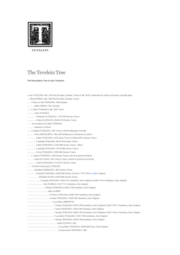 The Tevelein Tree