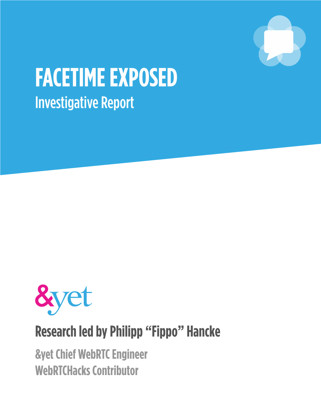 FACETIME EXPOSED Investigative Report