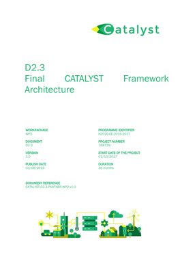 Final CATALYST Framework Architecture