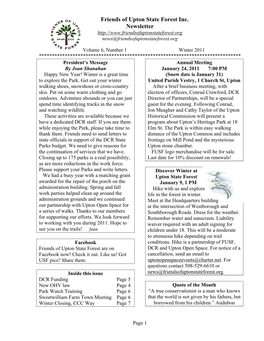 FUSF-Newsletter-Winter-2011.Pdf