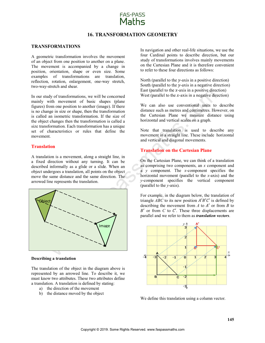 16.Transformation Geometry (SC)