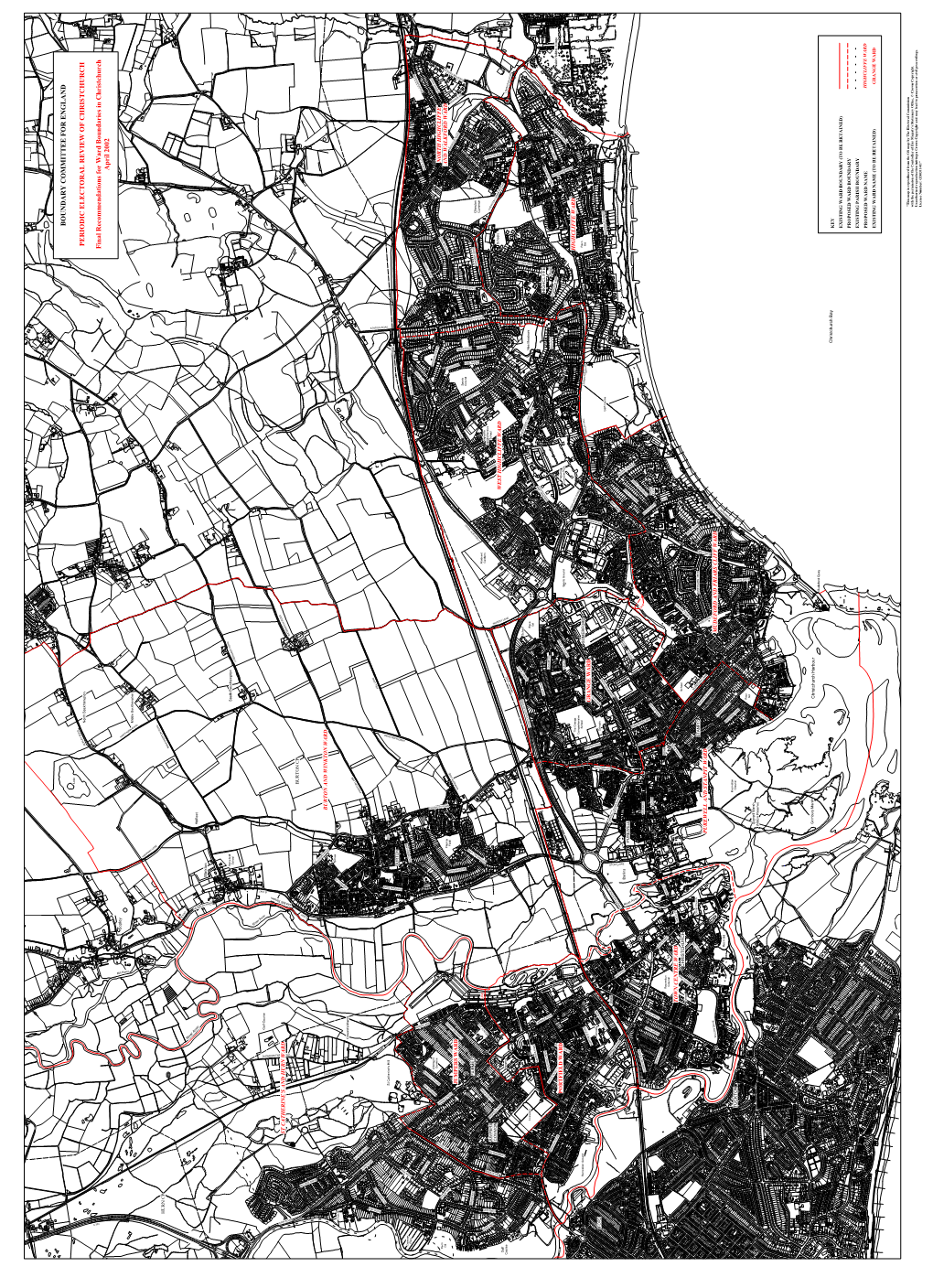 BOUNDARY COMMITTEE for ENGLAND PERIODIC ELECTORAL REVIEW of CHRISTCHURCH Final Recommendations for Ward Boundaries in Christchur