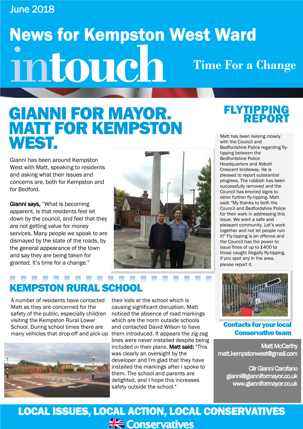 News for Kempston West Ward GIANNI