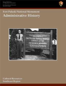 Fort Pulaski National Monument Administrative History