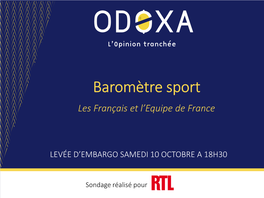 Odoxa-Barometre-Sport-RTL-Equipe-De-France.Pdf
