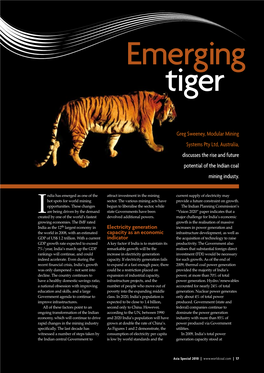 Emerging Tiger