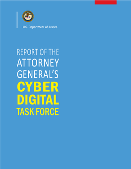 Report of the Attorney General's Cyber Digital Task Force