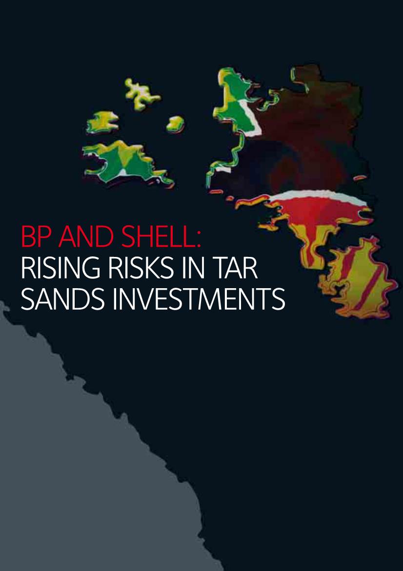 Bp and Shell: Rising Risks in Tar Sands Investments Contents