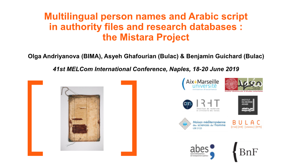 Multilingual Person Names in Arabic Script As Open Linked Data : The