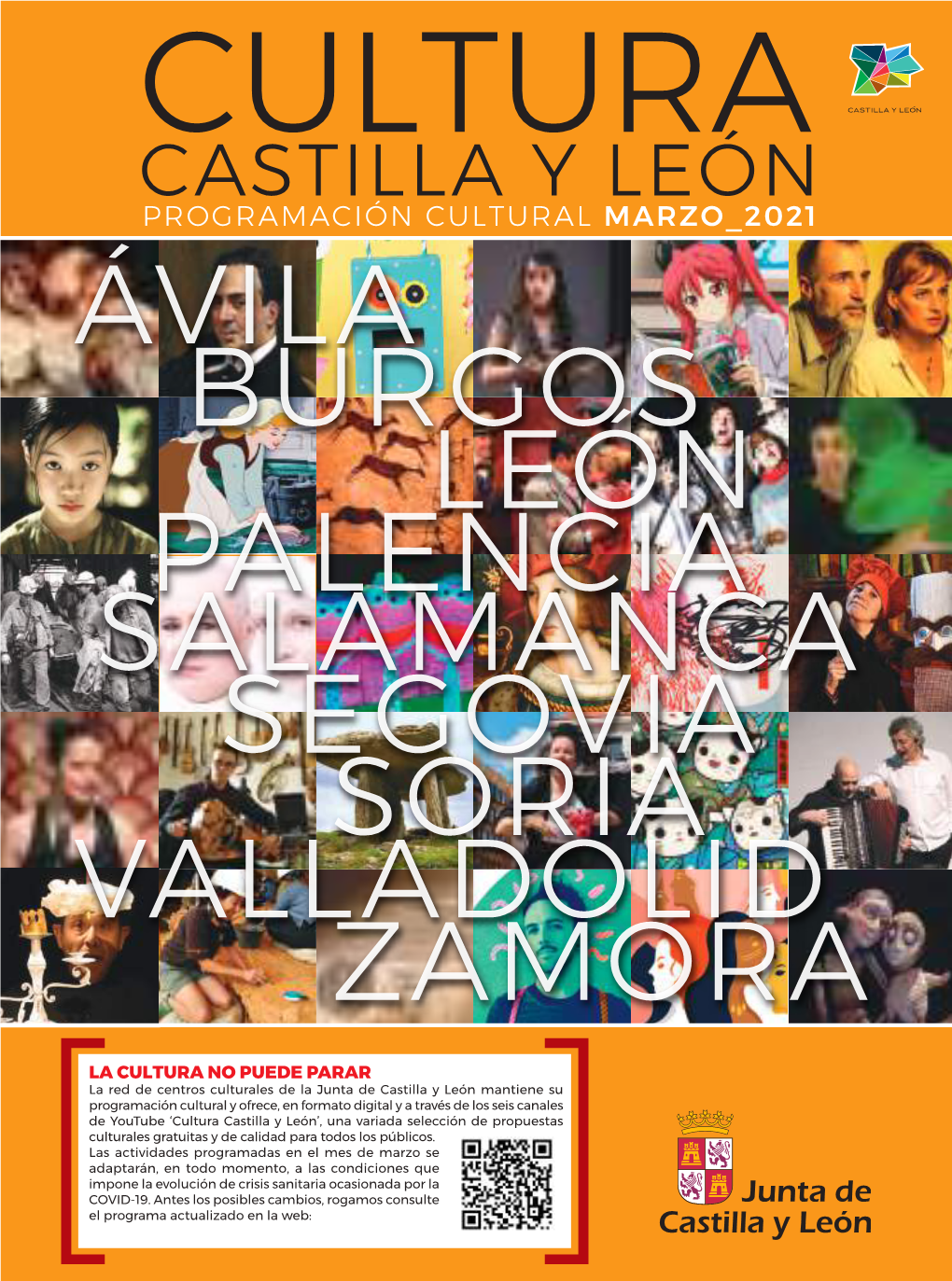 Castilla Y León Programación Cultural Marzo 2021 Ávila Burgos León Palencia Salamanca Segovia Soria Valladolid Zamora