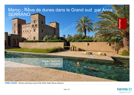 Maroc : Rêve De Dunes Dans Le Grand Sud Par Anna SERRANO
