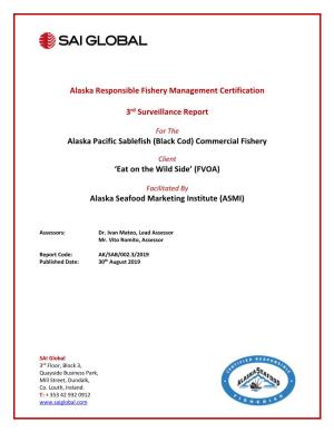 Alaska Responsible Fishery Management Certification 3Rd