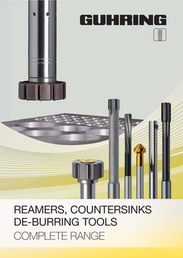 Reamers, Countersinks De-Burring Tools Complete Range Hr 500 High-Performance Reamers