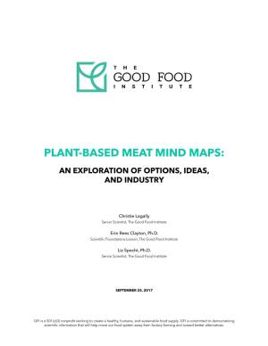 Plant-Based Meat Mind Maps