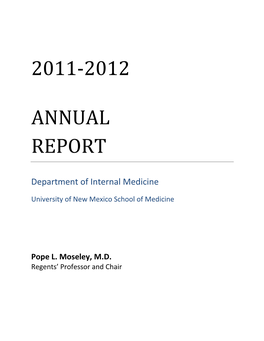 2011-2012 Annual Report