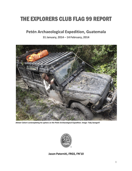 The Explorers Club Flag 99 Report