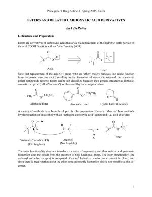 Physicochemical Properties of Organic Medicinal Agents