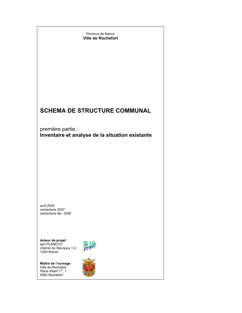 Schema De Structure Communal