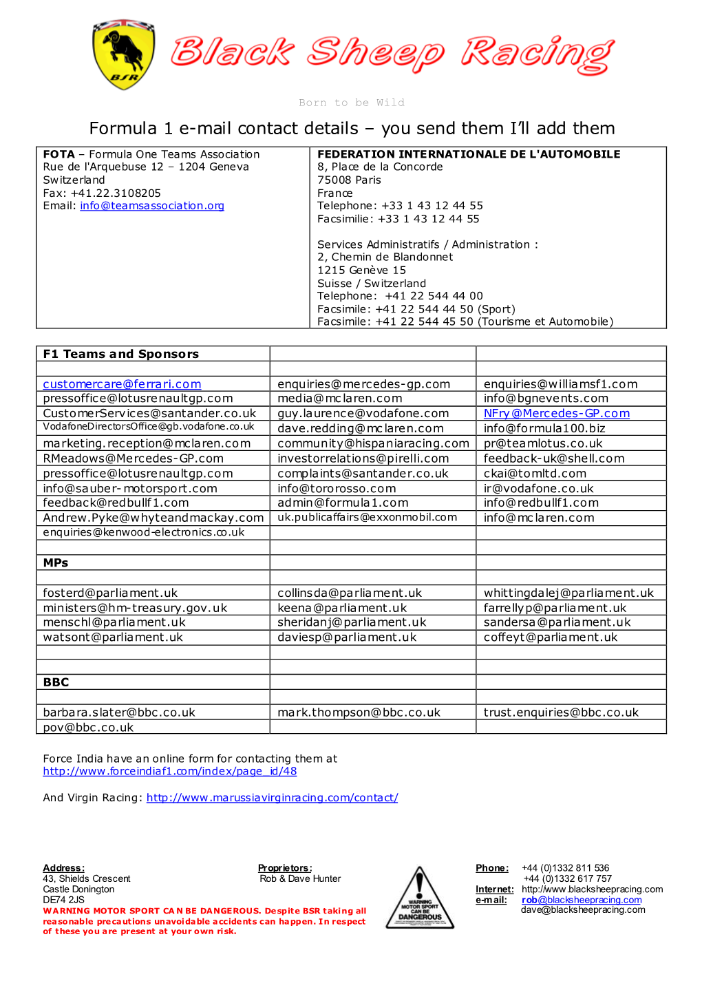 Invoice BSR018