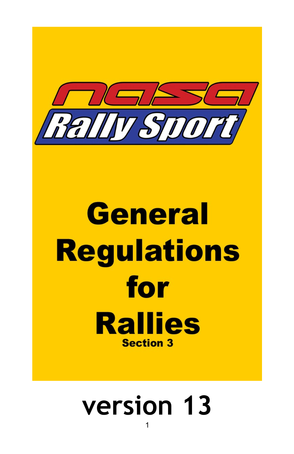 Article I – General Regulations