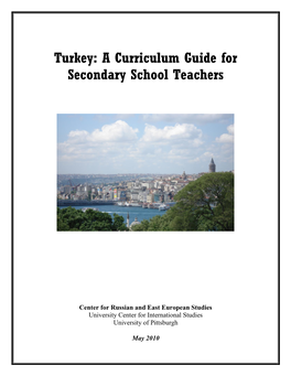 Turkey: a Curriculum Guide for Secondary School Teachers