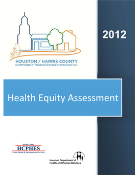 Health Equity Assessment, 2012