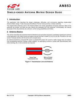 AN853: Single-Ended Antenna Matrix Design Guide