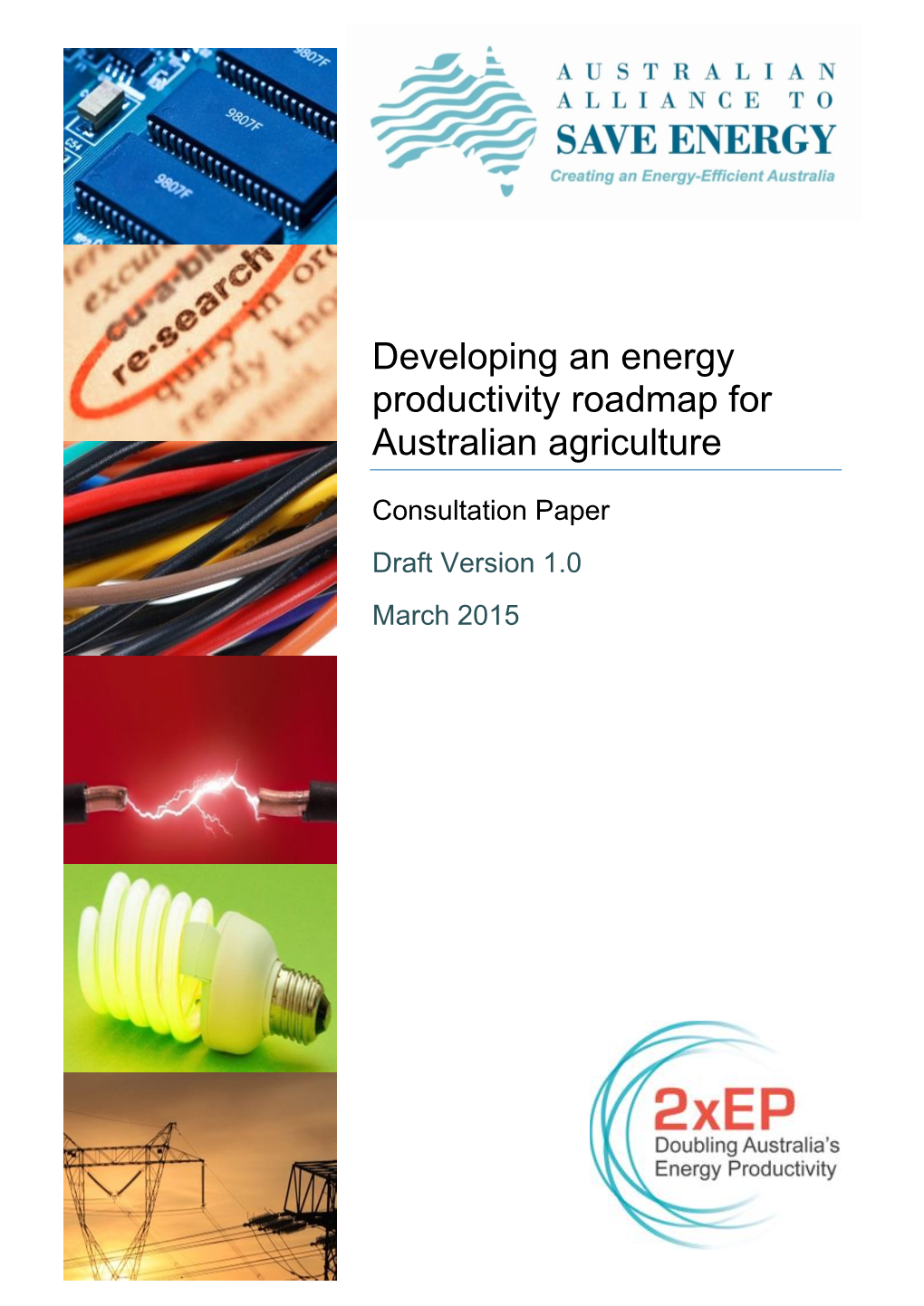 Developing an Energy Productivity Roadmap for Australian Agriculture